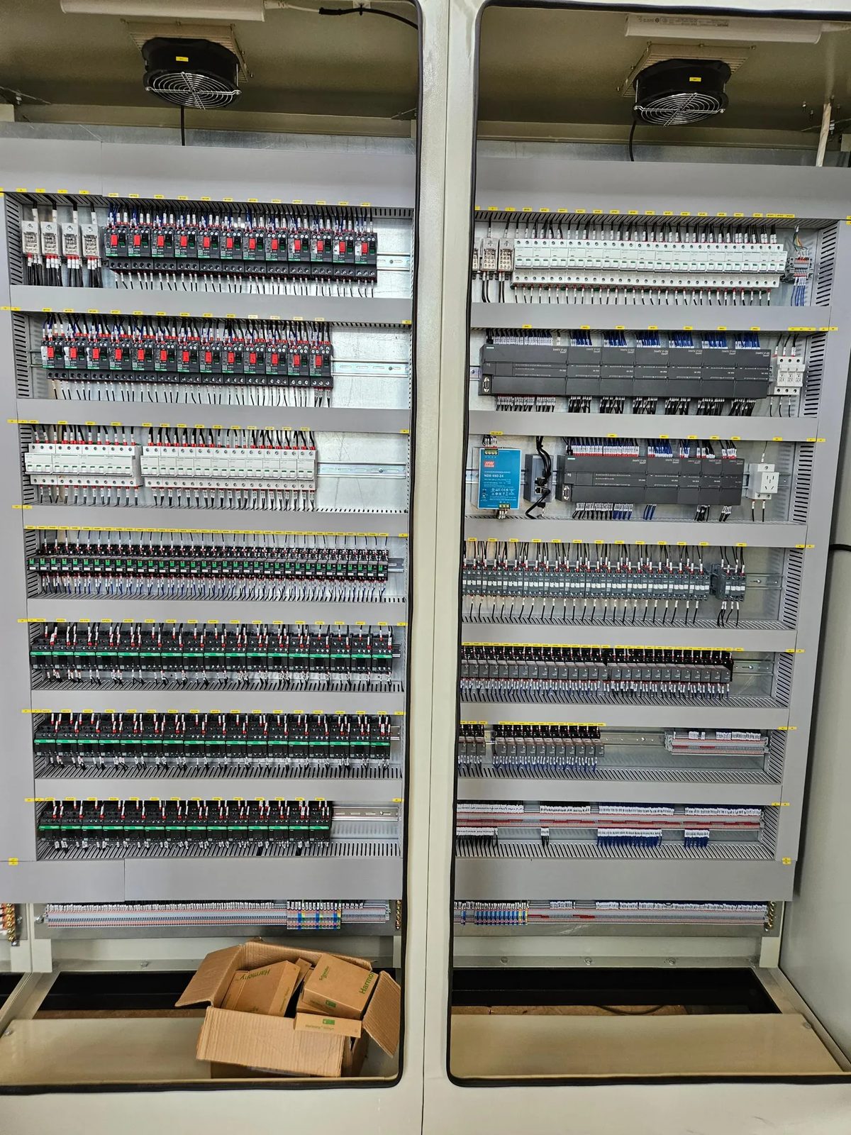 Sludge dewatering control panel project photo