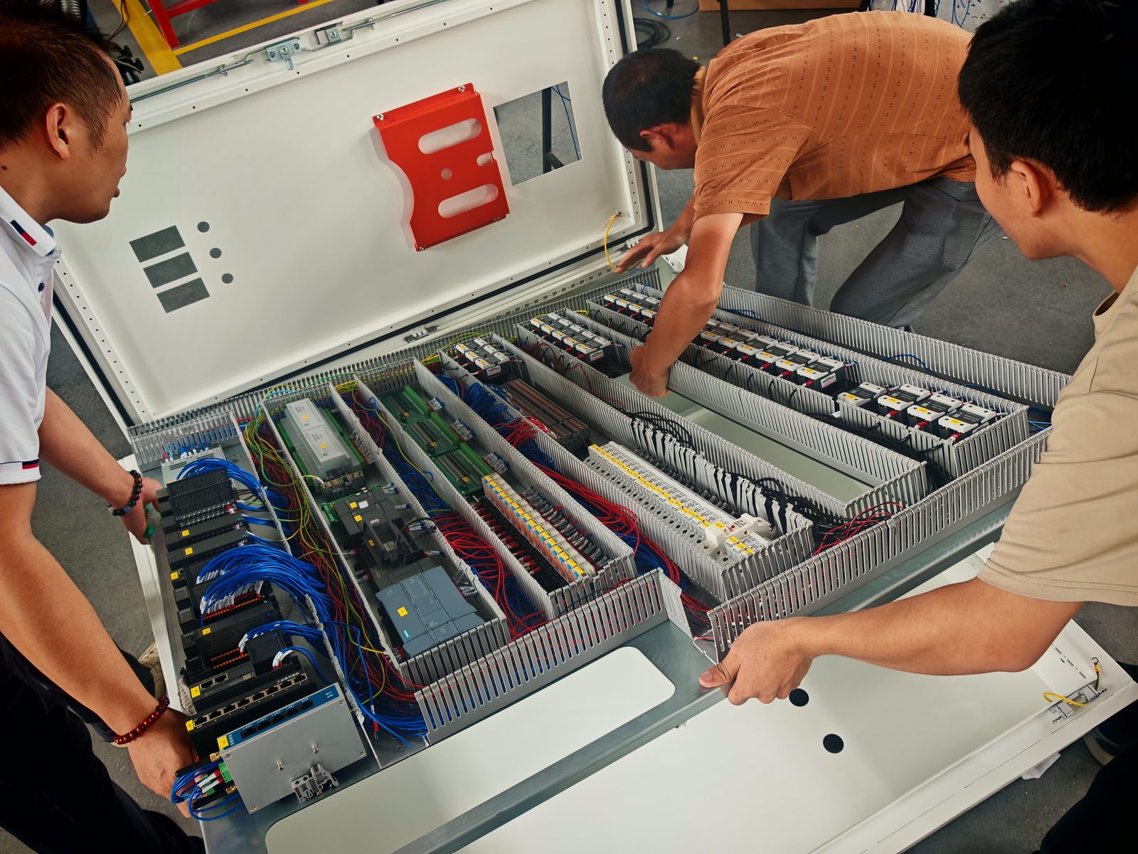 Thailand plastic packaging extrusion control cabinet overview